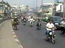 Saigon bridge traffic Saigon bridge traffic