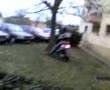 chute en motocyclette du a un éxès de lichette!