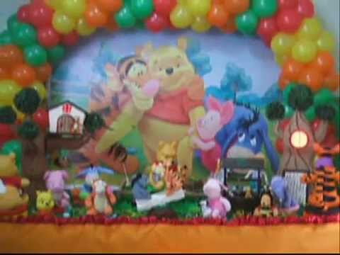 Ursinho puff baby - decoração de festa do ursinho pooh baby