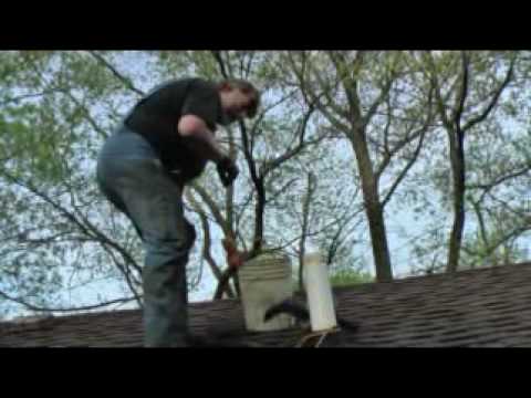 how to unclog roof vent pipe