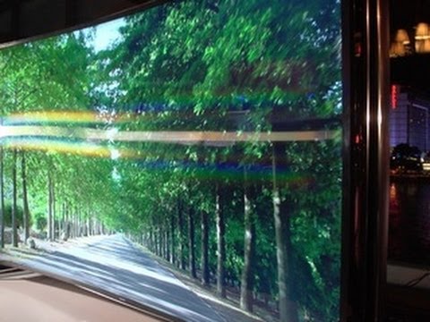 Samsung's bendable TV at CES 2014
