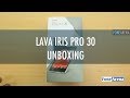 Lava Iris Pro 30 Unboxing video