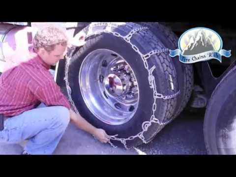 How to Install General Highway Service Semi Truck Tire Chains