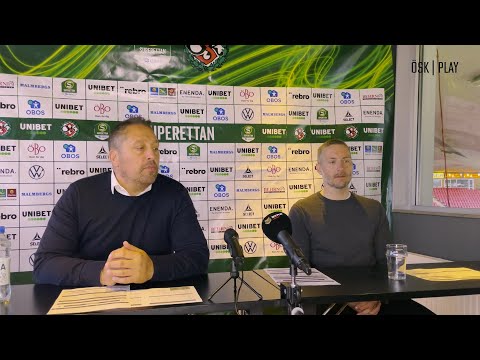 Presskonferens: ÖSK - Östersunds FK