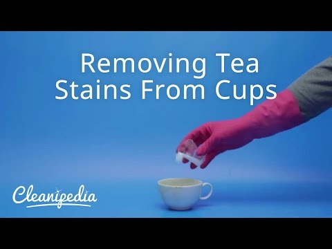how to remove tea stains from cups