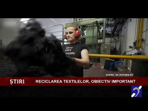 Reciclarea textilelor, obiectiv important