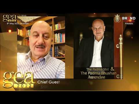 Motivational Speaker Shri Anupam Kher will be the Chief Guest for Global Excellence Awards 2022