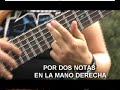 BASS LESSON TAPPING (Romanza)