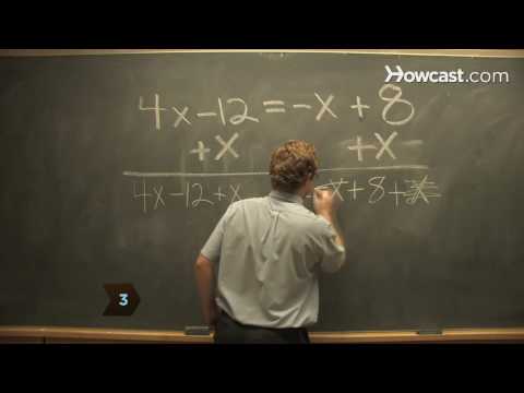 how to isolate equations