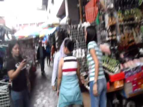 baclaran - Walking through the public market in Baclaran, Manila, Philippines.