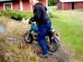 Suzuki PV 50 Burn out In J&auml;ppil&auml;