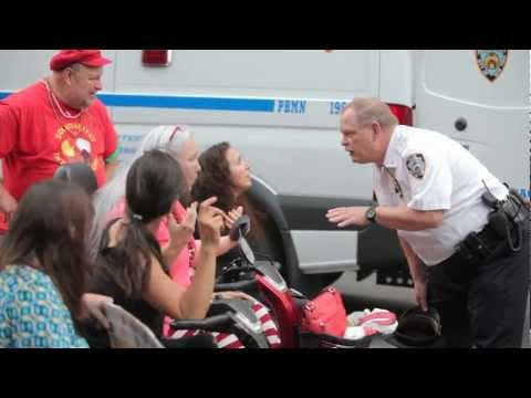 Disabled women in wheelchairs arrested after standoff w/ NYPD outside Gracie Mansion ADA fundraiser