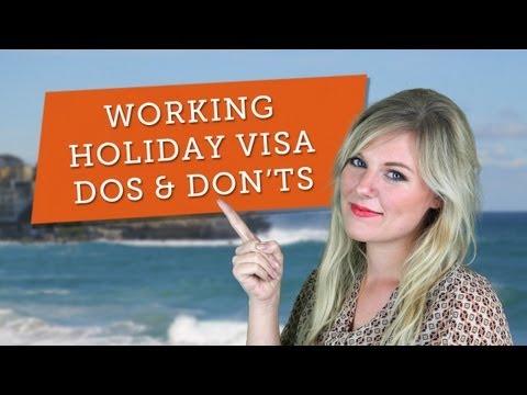 how to apply for oz working visa