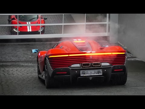 $3M FERRARI DAYTONA SP3 - Drive, Start Up, Sound