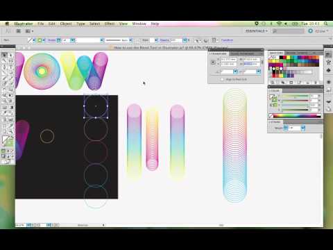 how to use the blend tool in illustrator