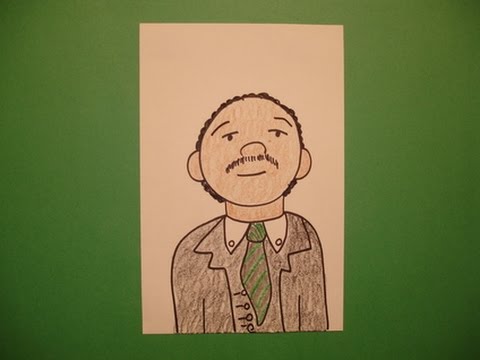 how to draw mlk