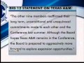 Big 12 Issues Statement