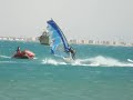 Jibe into boat- CRASH!