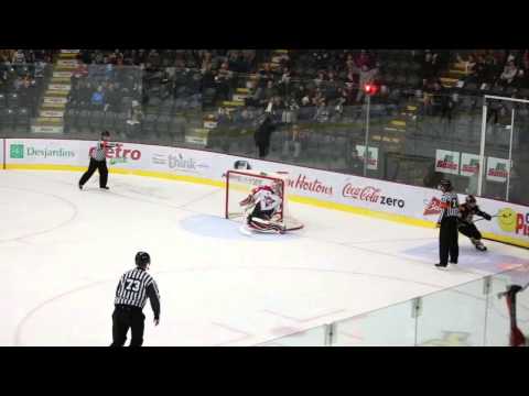 Penality Shot, Angelo Miceli, Tigres de Victoriaville 21-12-2013