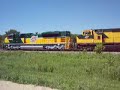 CNW Heritage unit westbound