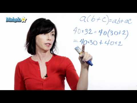 how to use the distributive property