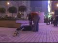Skater falls painfully on back - back, fail, fall, painful, skateboarding, skater
