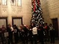 Tribune Employee Christmas Carolling at Tribune Tower