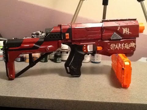 how to paint a nerf gun