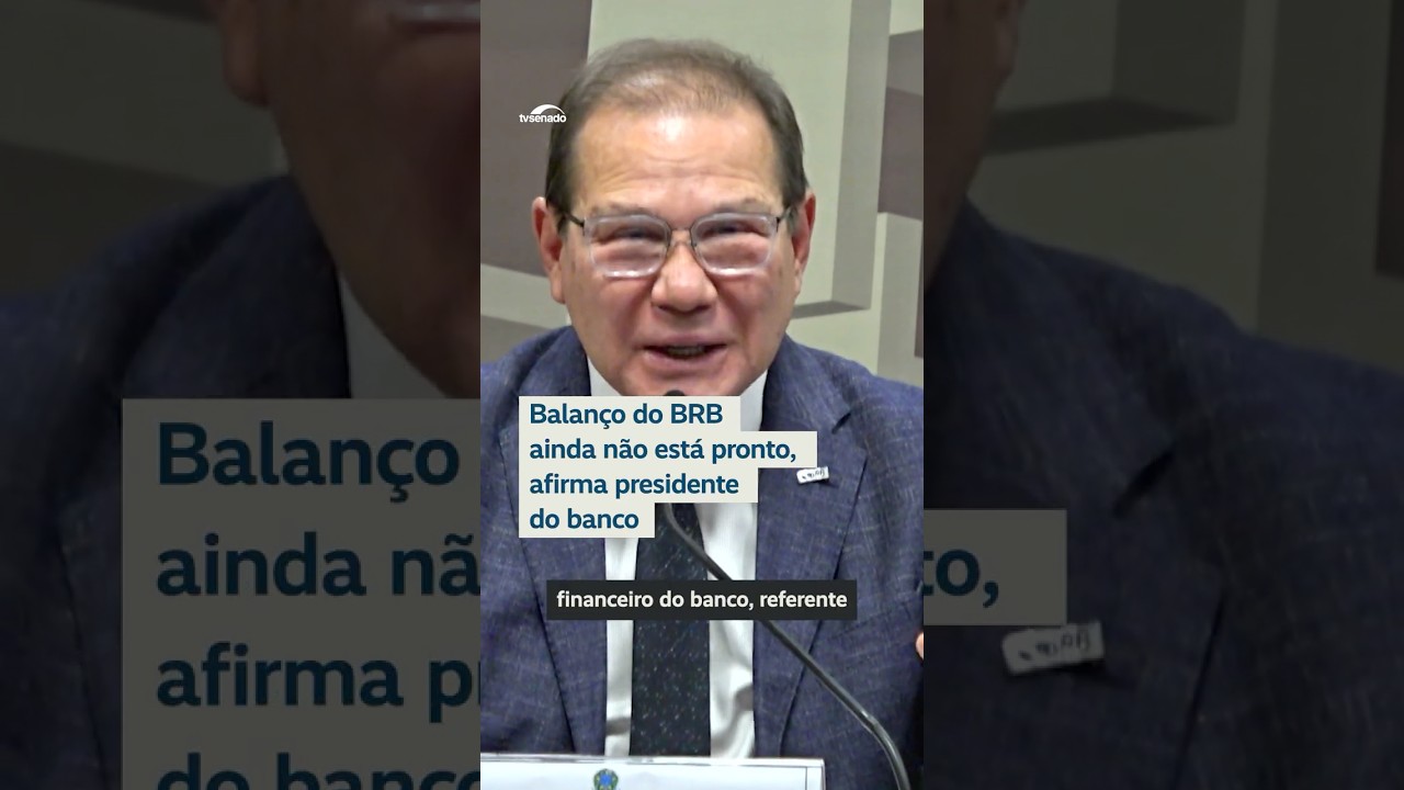 Presidente do BRB: balanço contabilizando perdas com Banco Master ainda não ficou pronto #Shorts