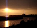 tramonto sul po a castelmassa 2008