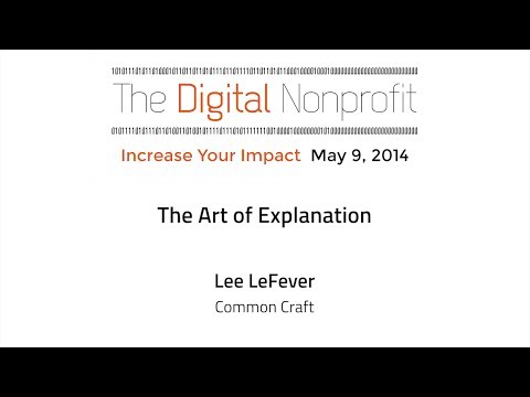 Lee LeFever speaks at Net2Van's Digital Nonprofit Conference
