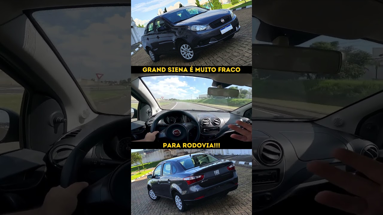 Aqui pode esquecer, o grand Siena é muito fraco para rodovia!!! #fiat #pov #grandsiena