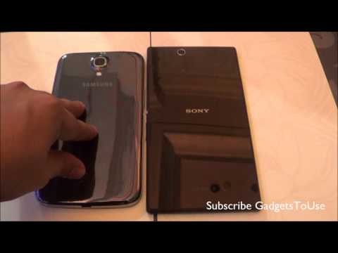 Sony Xperia Z Ultra VS Samsung Galaxy Mega 6.3 Hands on Comparison Review