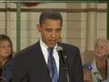 Obama Takes on President Bush and John McCain