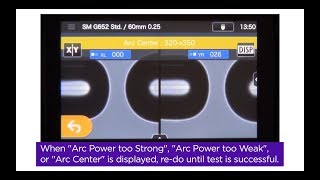 Performing an Arc Test