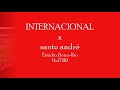 INTER x santo andré - BRASILEIRÃO 2009 - Minha Camisa Vermelha - GUARDA POPULAR