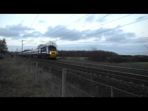 43057 and 43108 scream towards the racetrack
