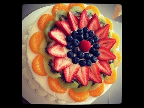 how to attach icing to a sponge cake