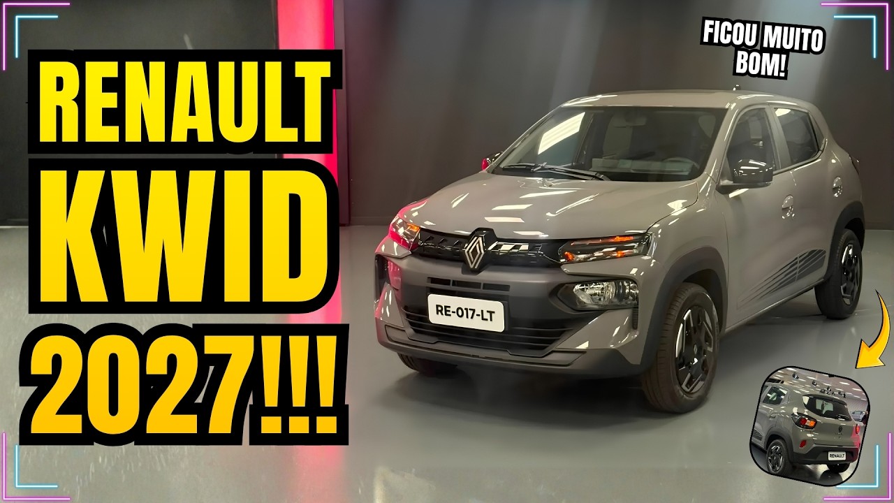 RENAULT KWID 2027 MELHOROU MUITO!!! MAS SERÁ QUE FOI O SUFICIENTE?