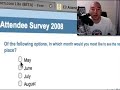 E3 2008 Attendee Survey (Screenflow Test)