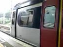 港鐵(前九鐵)MLR列車駛離沙田(車)站