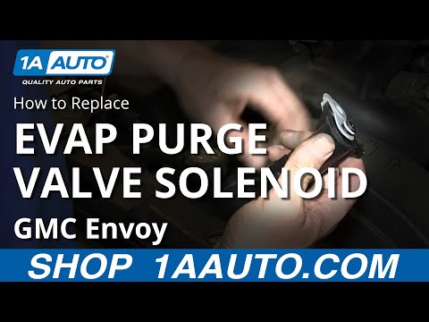 How To Install Replace Vapor Canister Solenoid Purge Valve 5.3L GMC Envoy Chevy Trailblazer