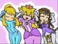 Peach, Samus And Zelda Caramelldansen