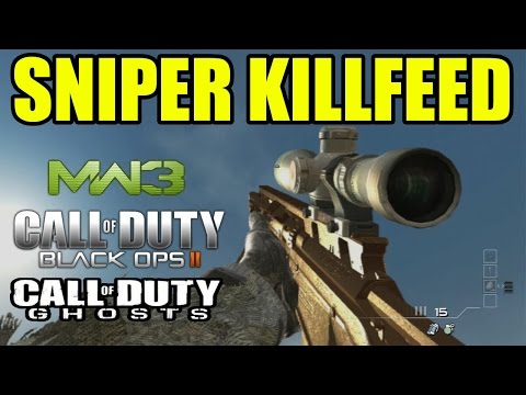 Blackops - AMAZING SNIPER KILLFEED ON CALL OF DUTY. ▻ Freestyle Replay Apparel : http://electronicgamersleague.com/collections/freestyle-replay ---------------------------- PLAYERS AND INFOS -------------...