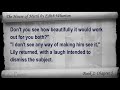 book 2: chapter 5. classic literature videobook with synchronized text, interactive transcript, and closed captions in multiple languages. audio courtesy of librivox. read by elizabeth klett. playlist for the house of mirth by edith wharton: www.youtube.com