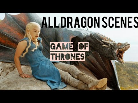 Game of Thrones ALL DRAGON SCENES (season 1-7) | Drogon, Viserion, Rhaegal | Game of thrones
