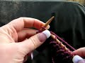 Knitting 1 by 1 Ribbing