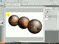Realizziamo tre sfere con tre immagini diverse e creiamo una particolare composizione in prospettiva. Realizzato da Luciano Boschetti, fotografo. Seconda parte