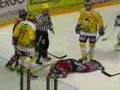 Lukko-HIFK hockey fight