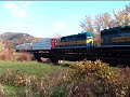 dme 6094 with m-spkc is south bound near new albin, iowa